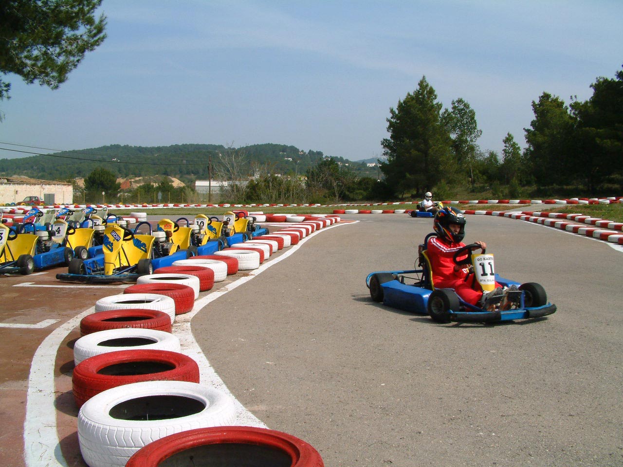 Vista de Go Karts Santa Eulalia